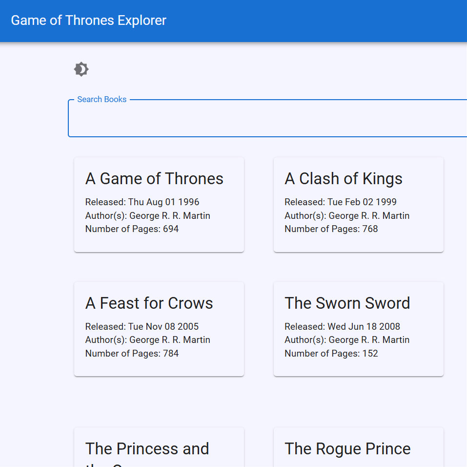 Game of Thrones App