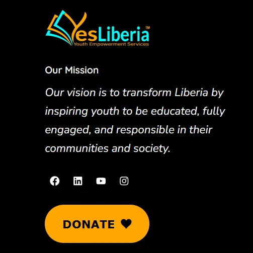 YesLiberia Website