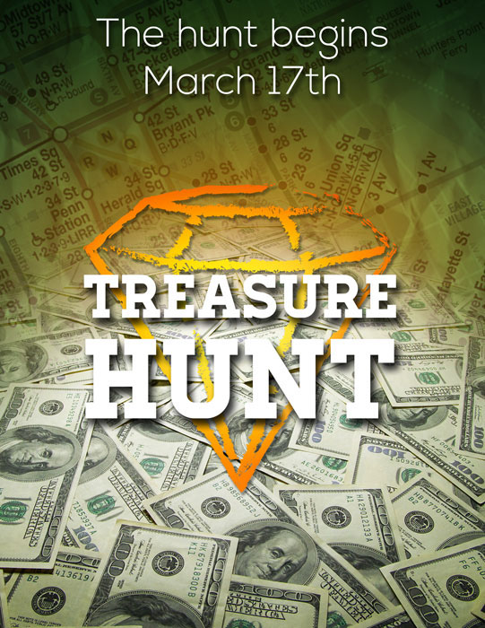 treasure hunt poster