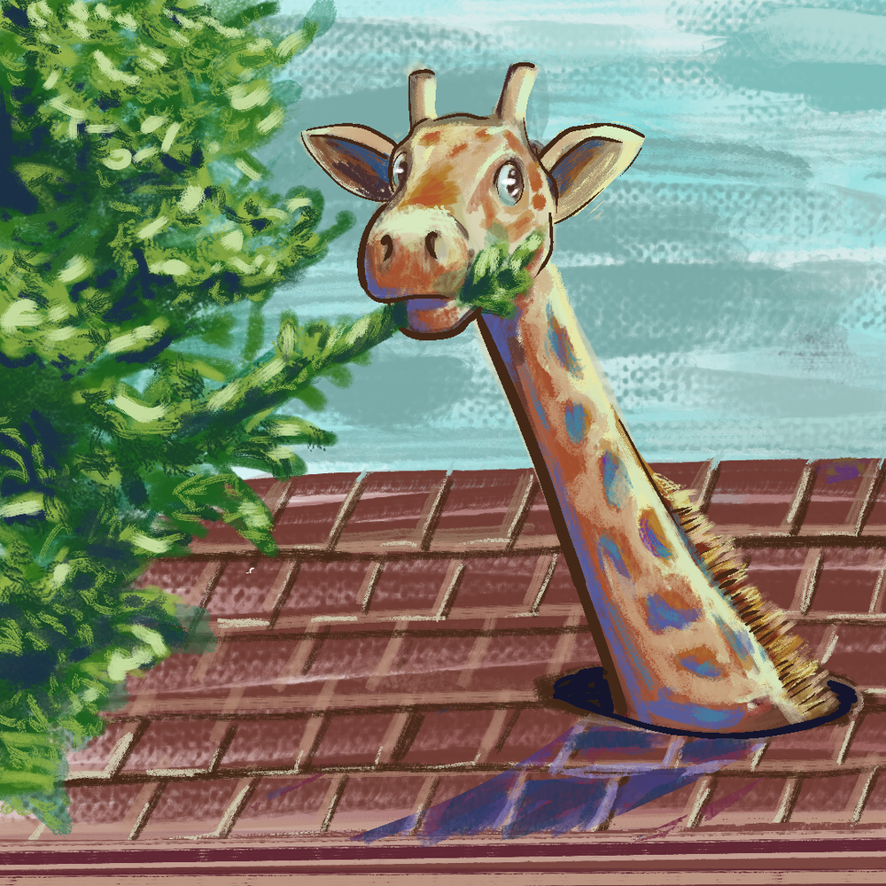 giraffe illo